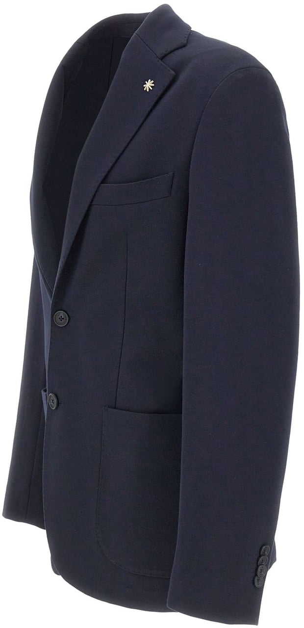 Manuel Ritz Jackets Blue Blauw