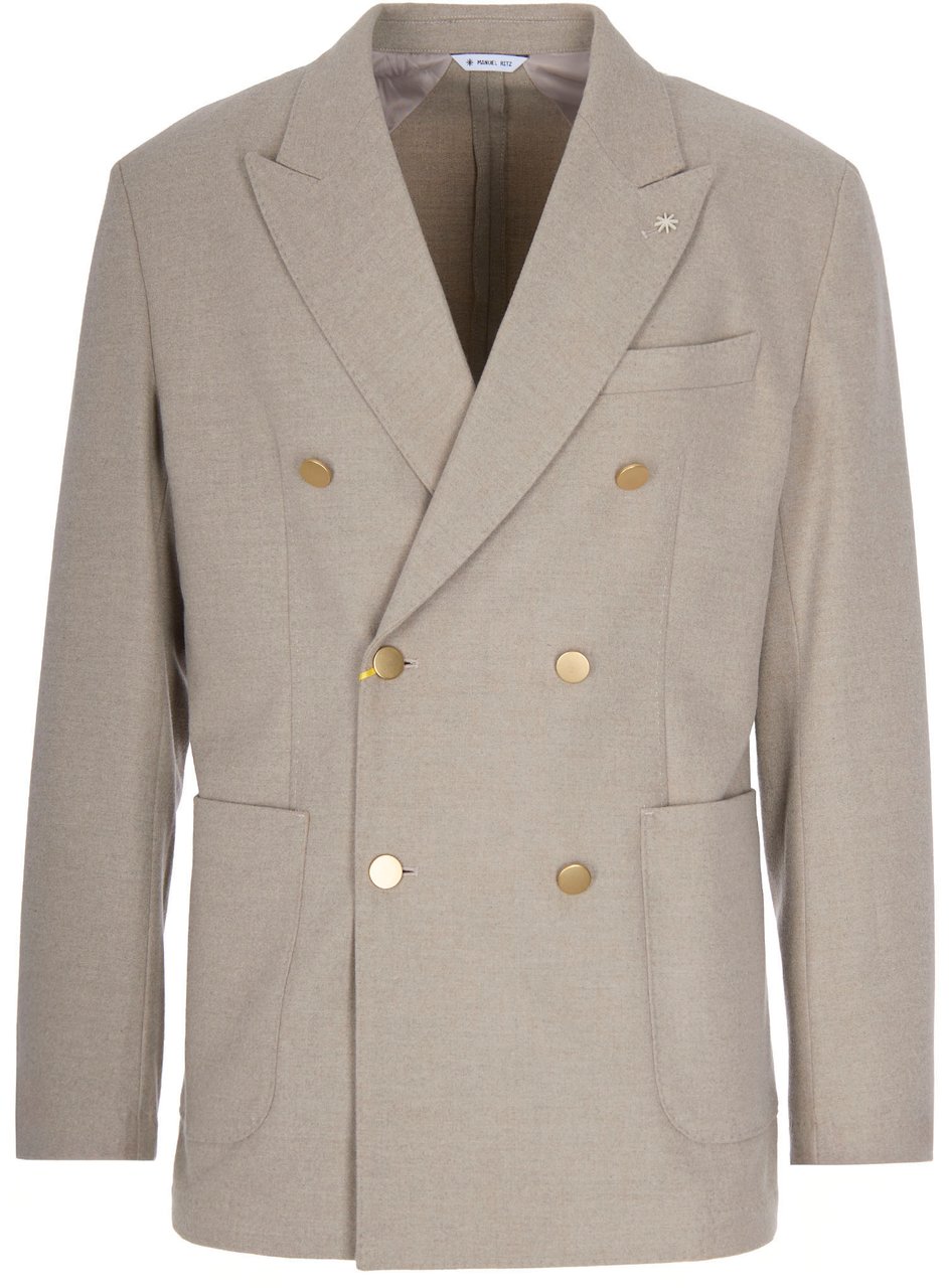 Manuel Ritz Jackets Sand Beige