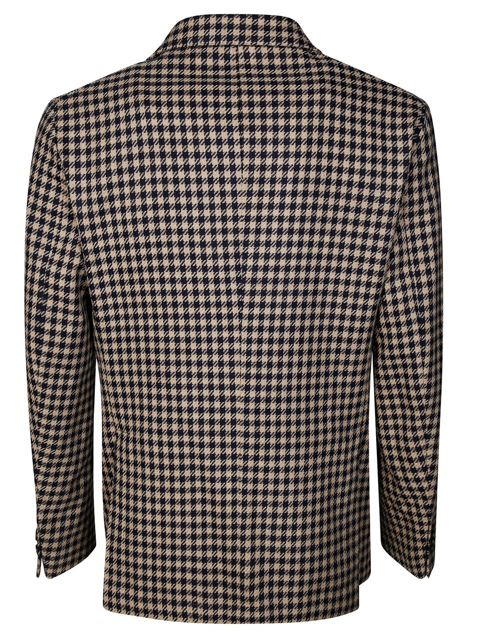 Manuel Ritz Monochrome Pied de Poule Tailored Jacket Grijs