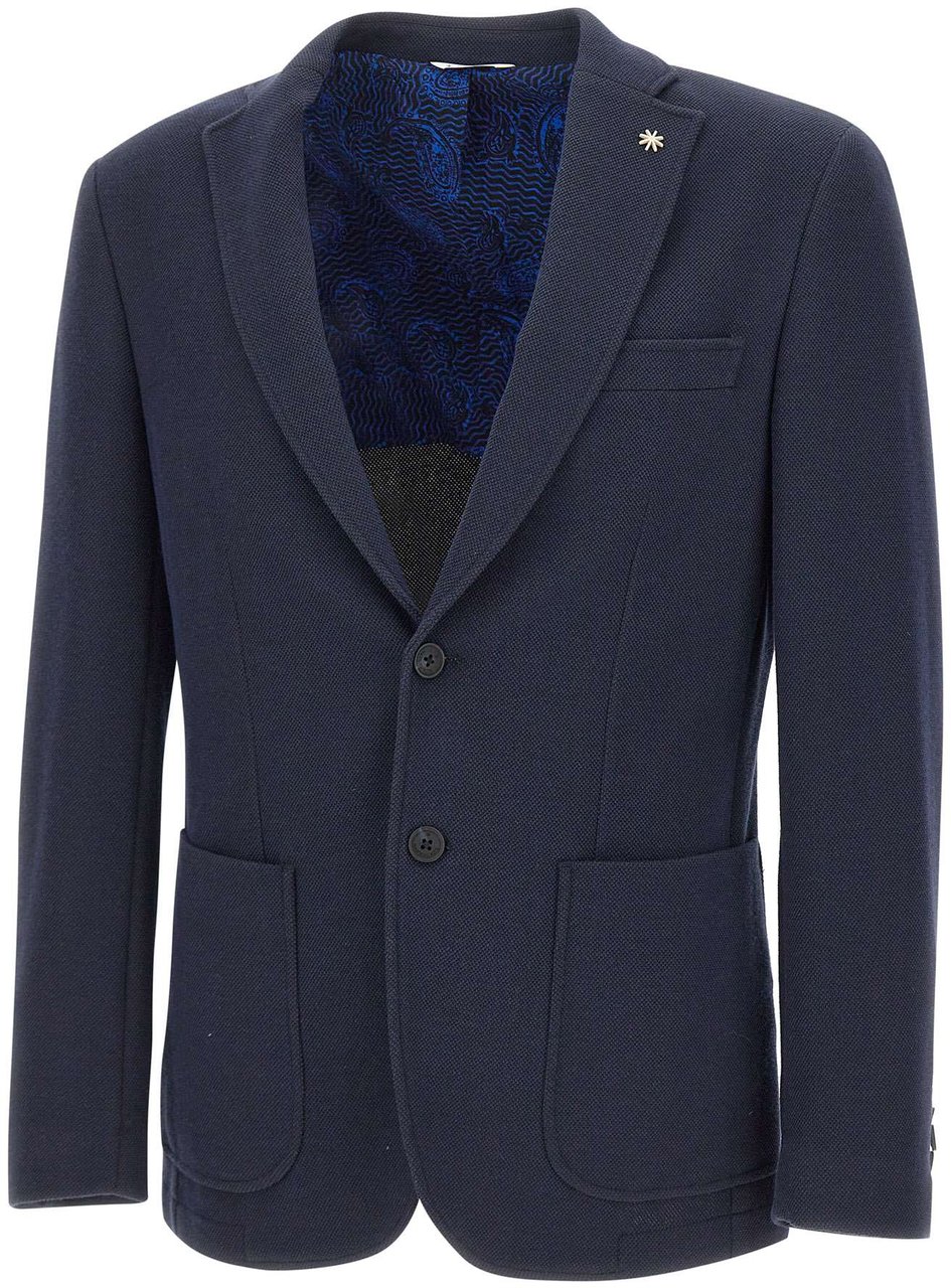 Manuel Ritz Jackets Blue Blauw