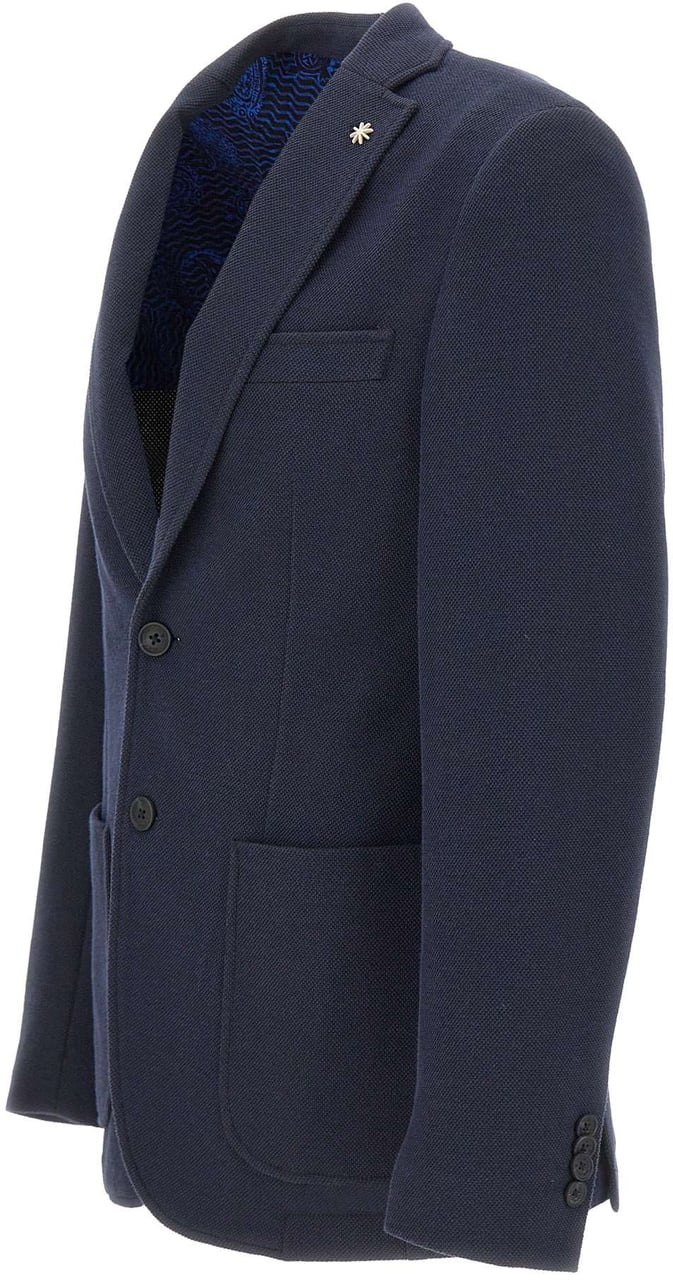 Manuel Ritz Jackets Blue Blauw