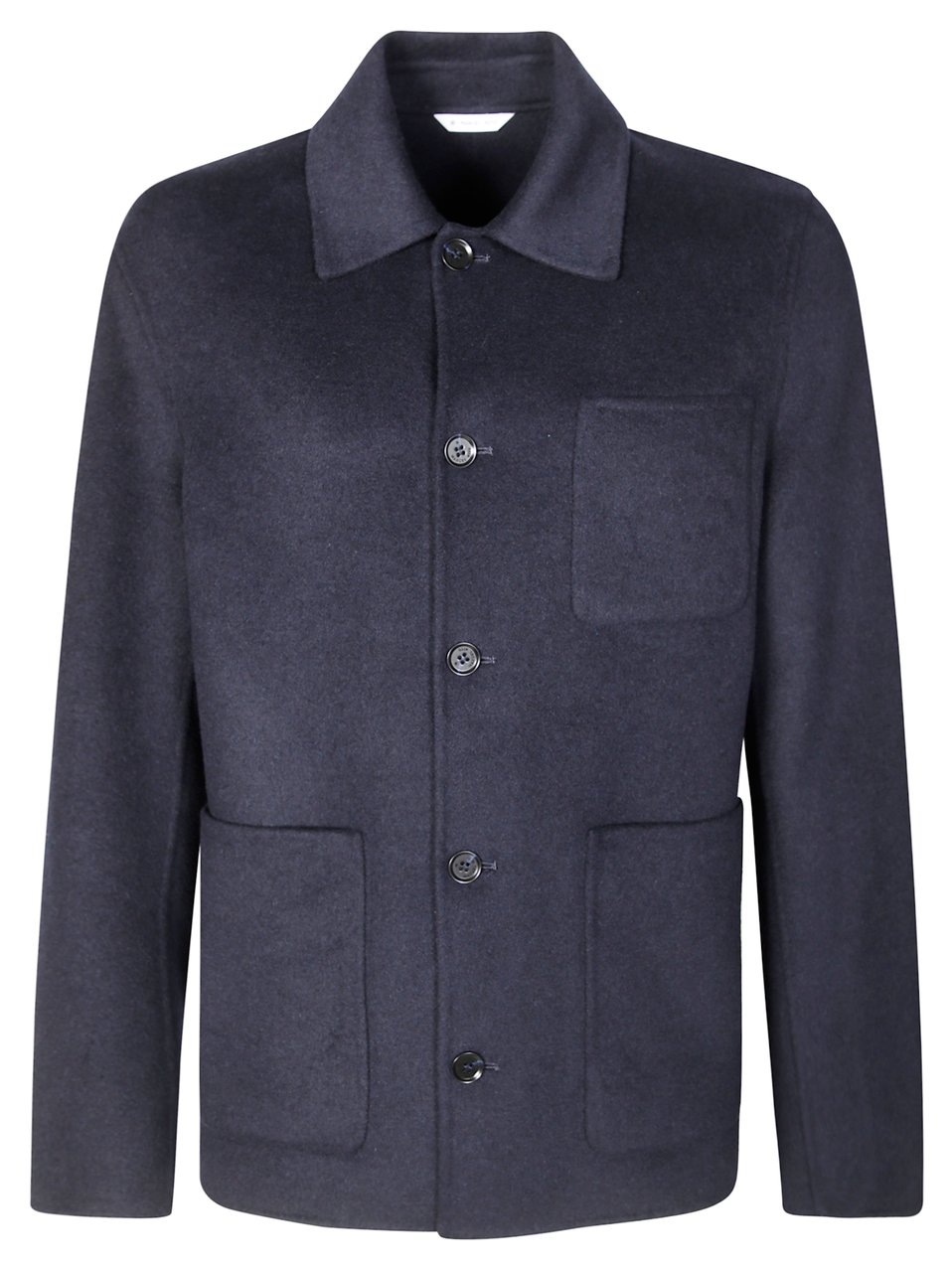 Manuel Ritz Double-Breasted Jacket with Structured Silhouette and Tailored Fit Grijs