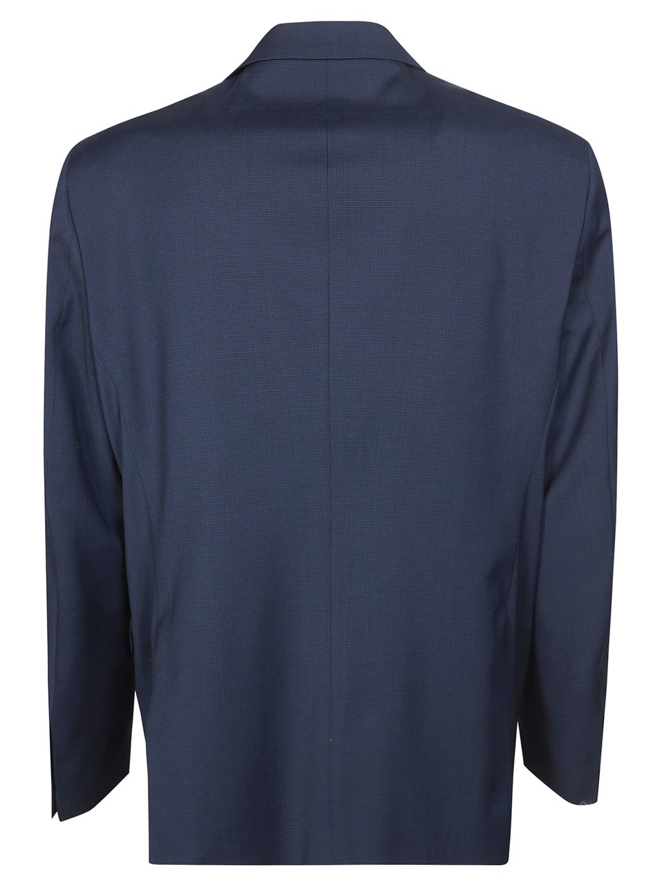 Manuel Ritz Microfantasia Tailored Texture Wool Suit Zwart