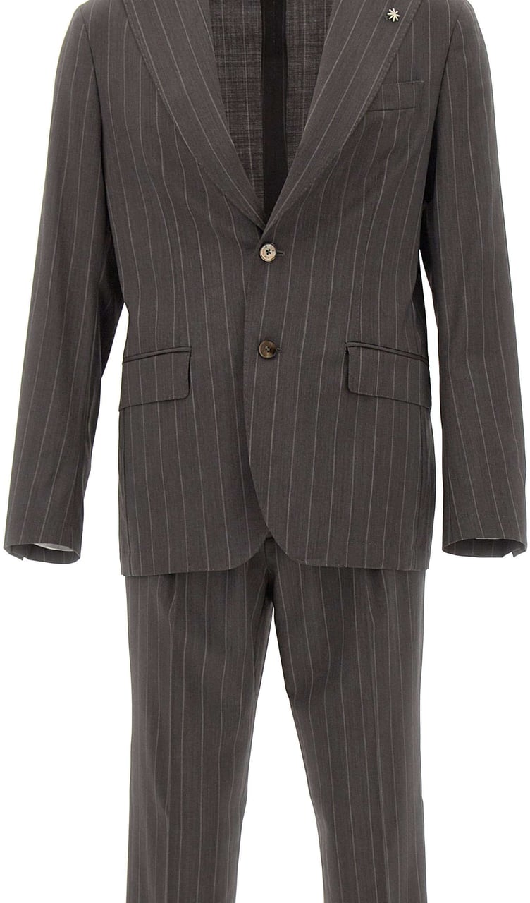 Manuel Ritz Dresses Grey Donkergrijs