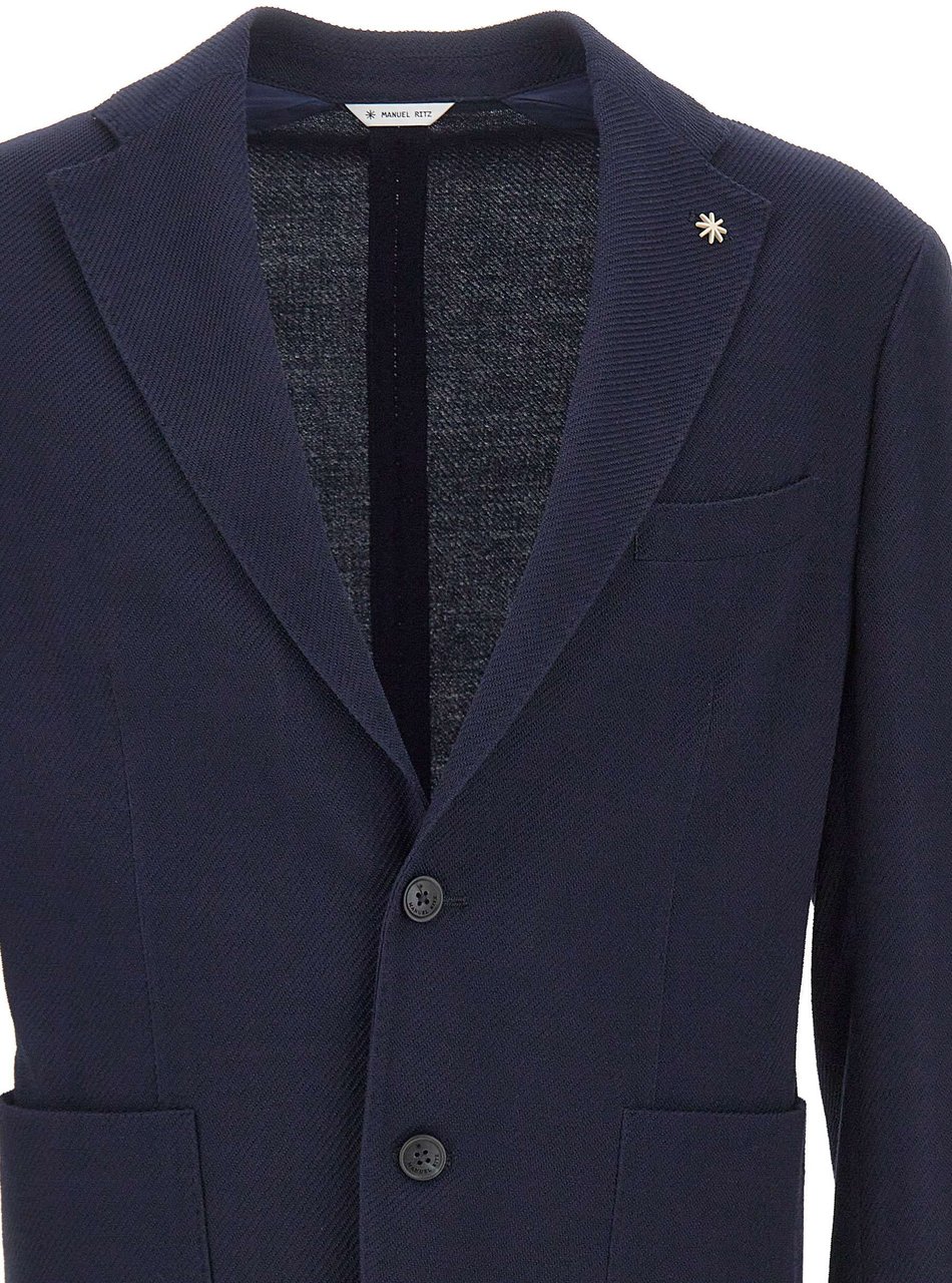 Manuel Ritz Jackets Blue Navy