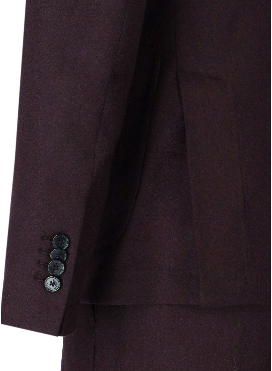 Manuel Ritz MANUEL RITZ BURGUNDY SUIT Bruin
