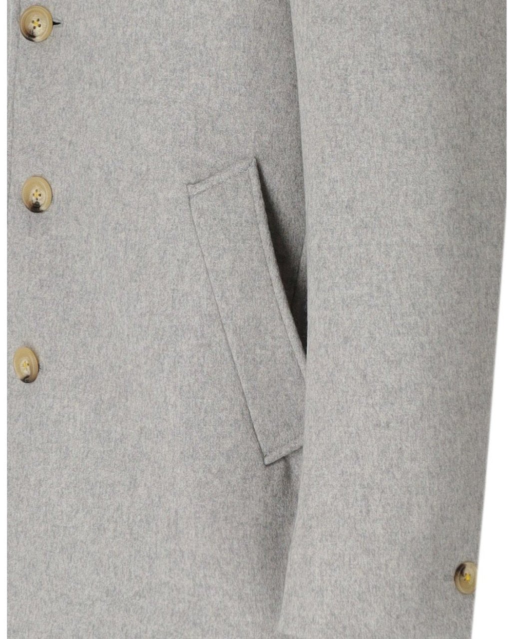 Manuel Ritz MANUEL RITZ GREY SINGLE-BREASTED COAT Grijs