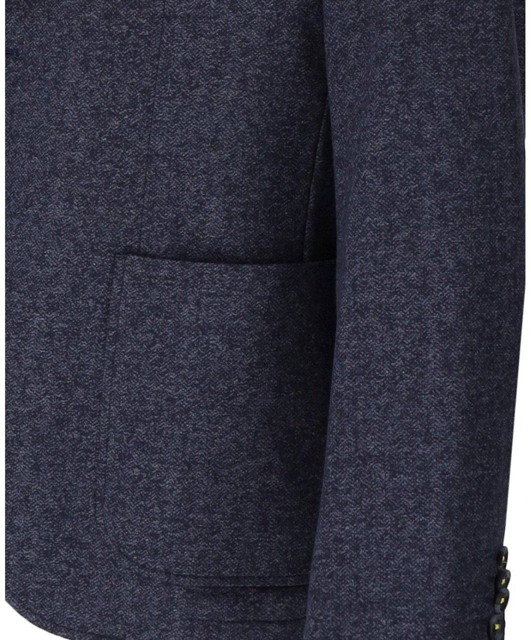 Manuel Ritz MANUEL RITZ MELANGE SINGLE BREASTED JACKET Blauw
