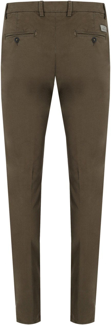 Manuel Ritz MANUEL RITZ MILITARY SLIM FIT PANTS Groen
