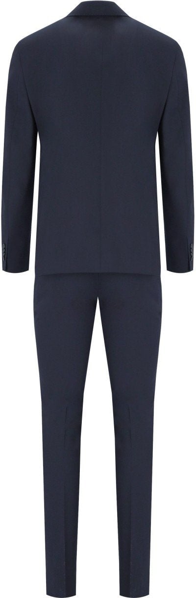 Manuel Ritz MANUEL RITZ DARK SINGLE-BREASTED SUIT Blauw