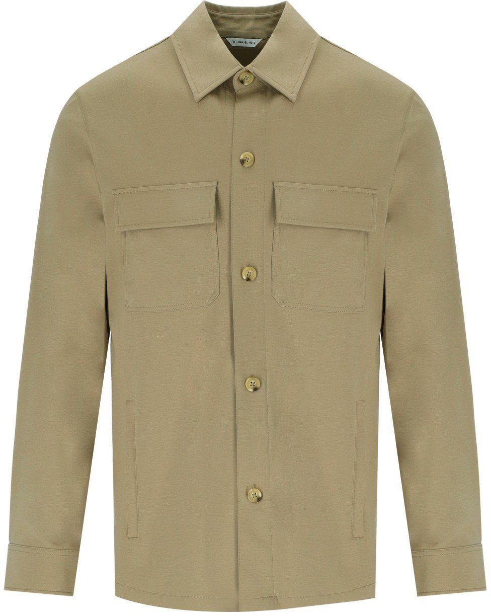 Manuel Ritz MANUEL RITZ SABBIA SHIRT-STYLE JACKET Bruin