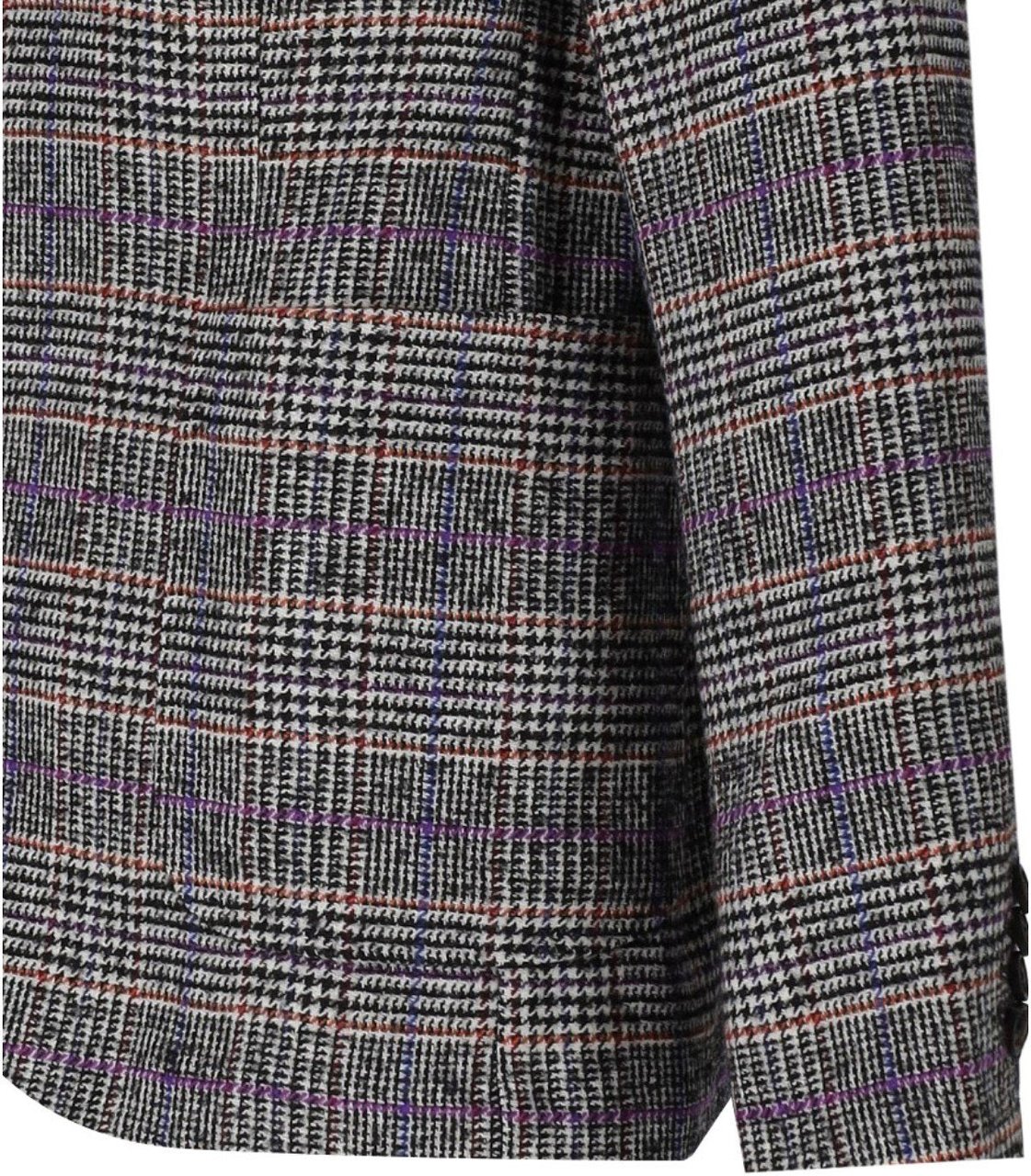 Manuel Ritz MANUEL RITZ GREY PRINCE OF WALES SINGLE BREASTED JACKET Grijs