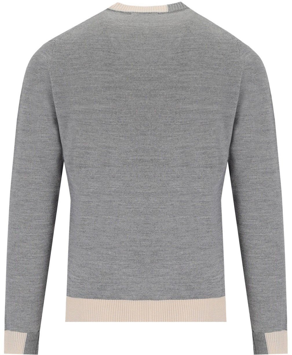 Manuel Ritz MANUEL RITZ GREY CREWNECK SWEATER Grijs