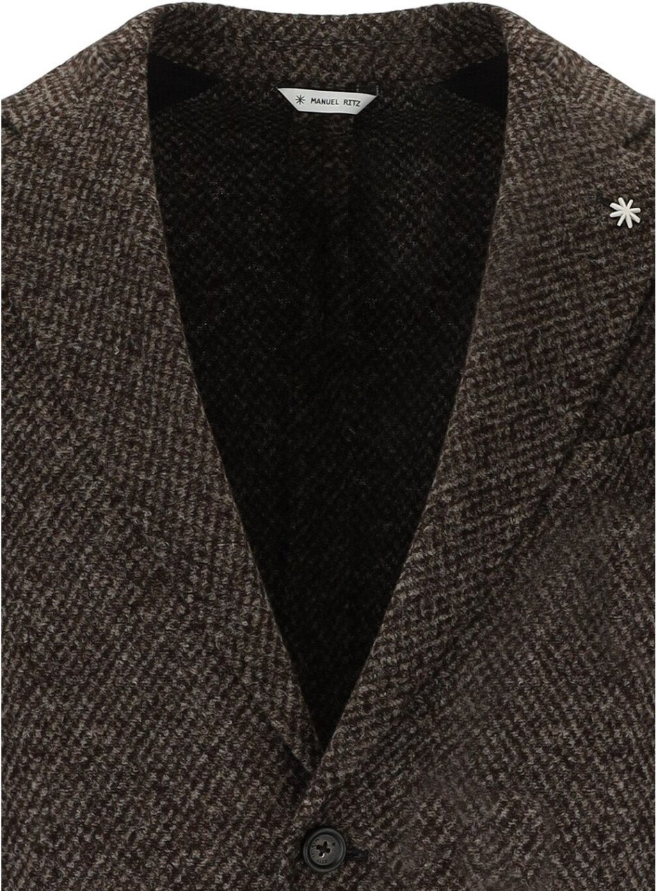 Manuel Ritz MANUEL RITZ SINGLE BREASTED JACKET Bruin