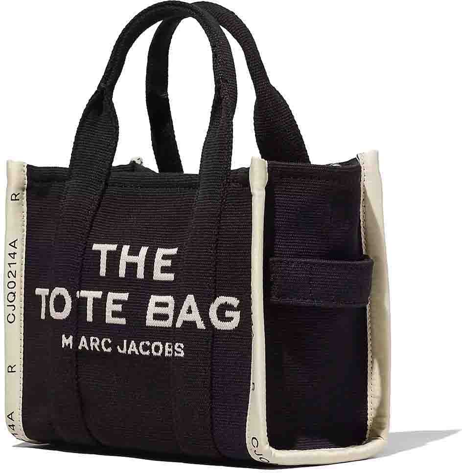Marc Jacobs The Jacquard Small Black Tote Bag Zwart