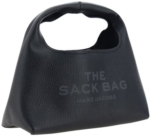 Marc Jacobs Marc Jacobs Black Calf Leather Bos Taurus Handbag Zwart