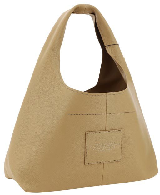 Marc Jacobs Marc Jacobs Beige Calf Leather Bos Taurus Shoulder Bag Zwart