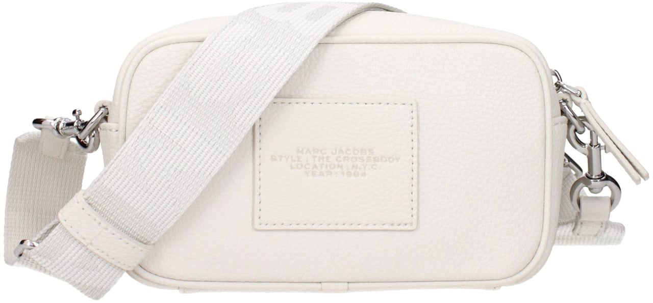 Marc Jacobs White Leather Crossbody Bag Wit