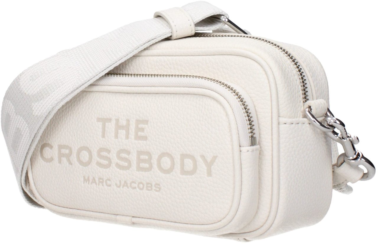 Marc Jacobs White Leather Crossbody Bag Wit