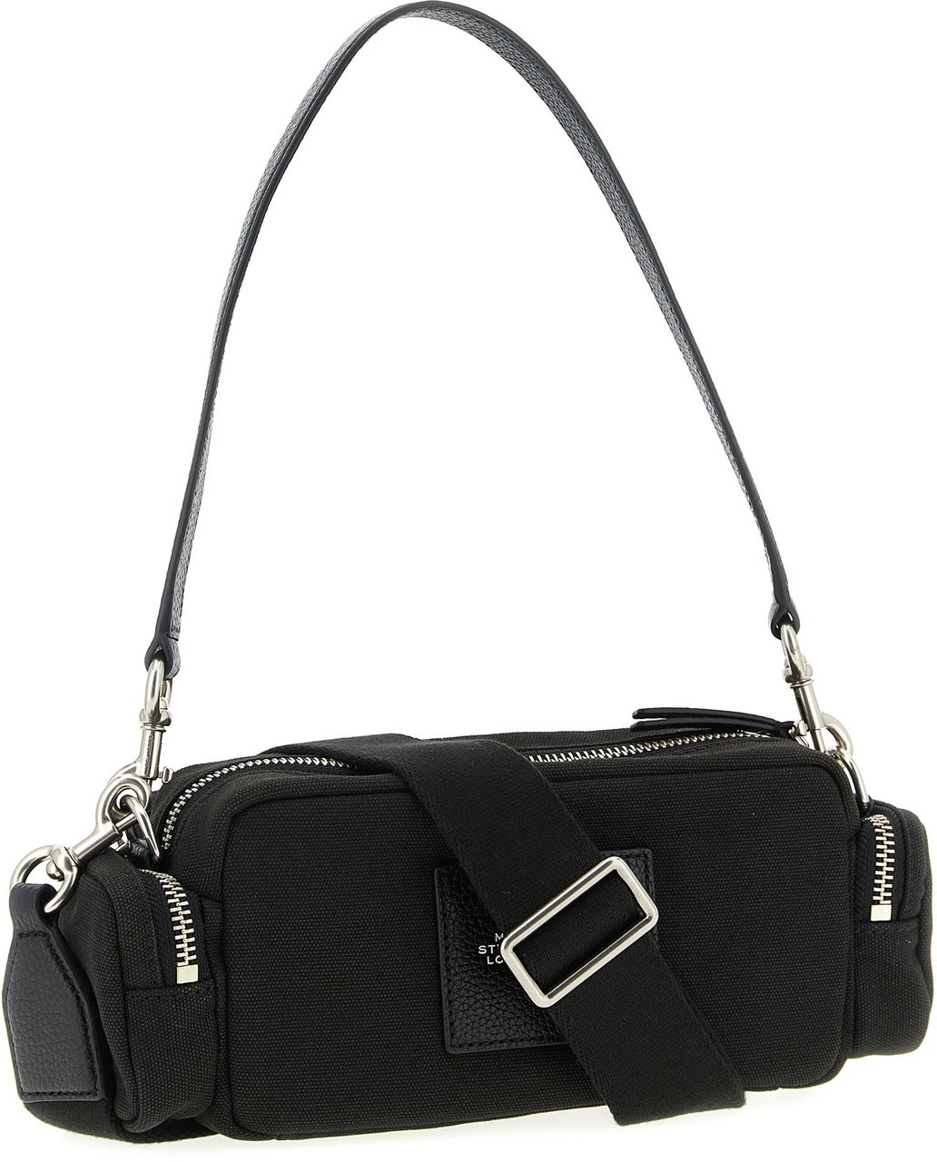 Marc Jacobs Black Cotton Shoulder Bag Zwart