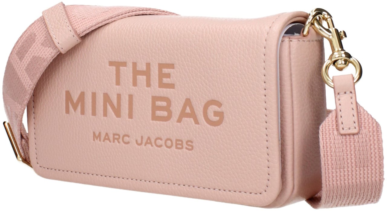 Marc Jacobs Pink Leather Crossbody Bag Roze