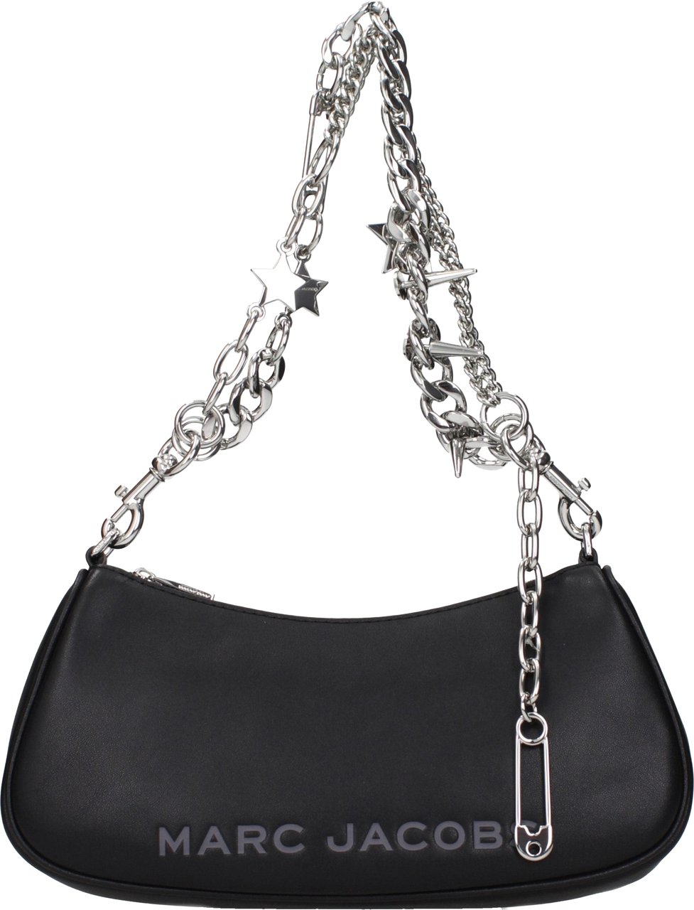Marc Jacobs Black Leather Shoulder Bag Zwart