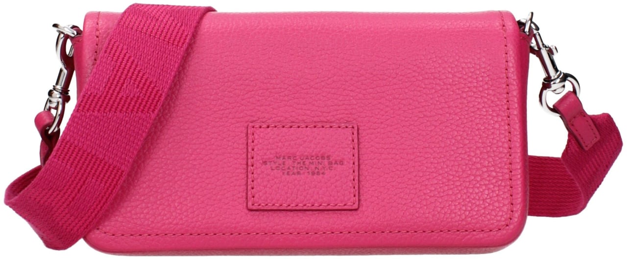 Marc Jacobs Pink Leather Crossbody Bag Roze