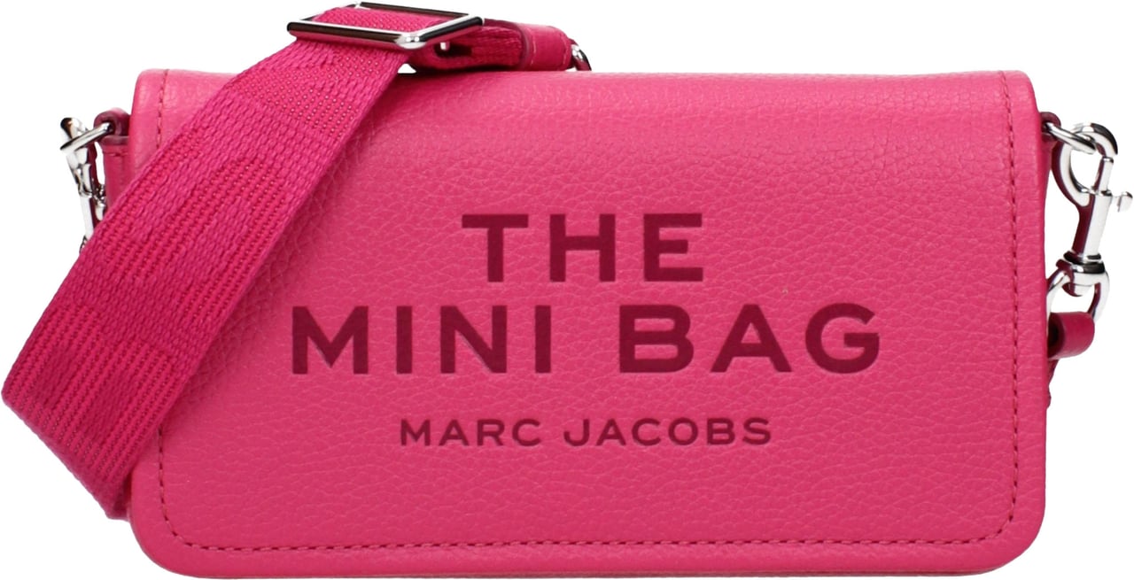 Marc Jacobs Pink Leather Crossbody Bag Roze