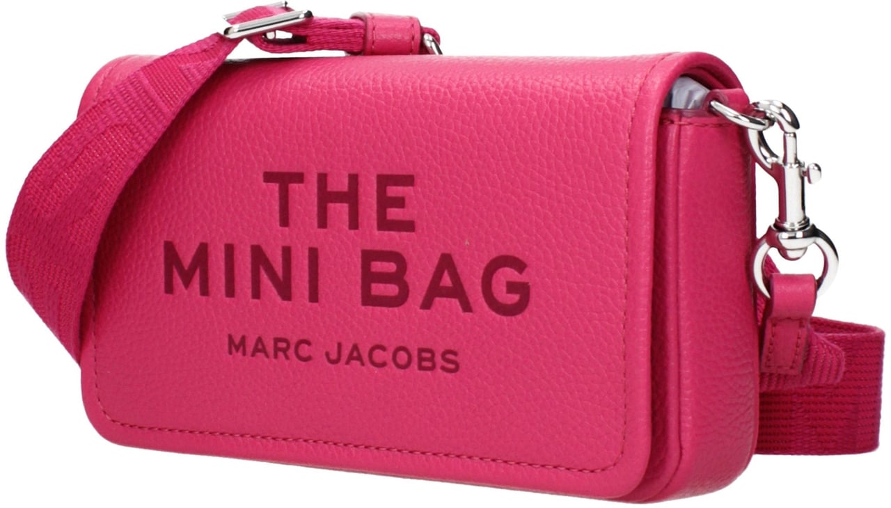 Marc Jacobs Pink Leather Crossbody Bag Roze