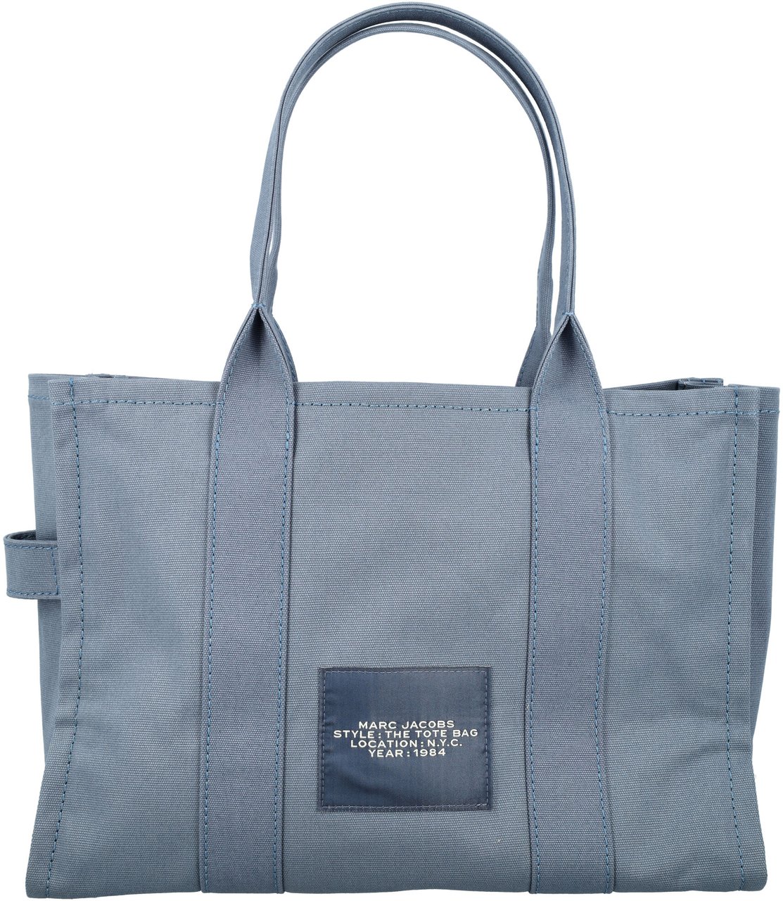 Marc Jacobs The Large Tote Canvas Blue Shadow Blauw