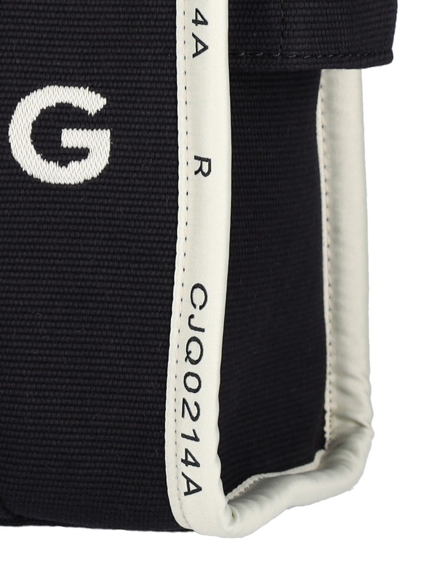 Marc Jacobs Medium Tote Bag "The Jacquard Tote" – Black Zwart