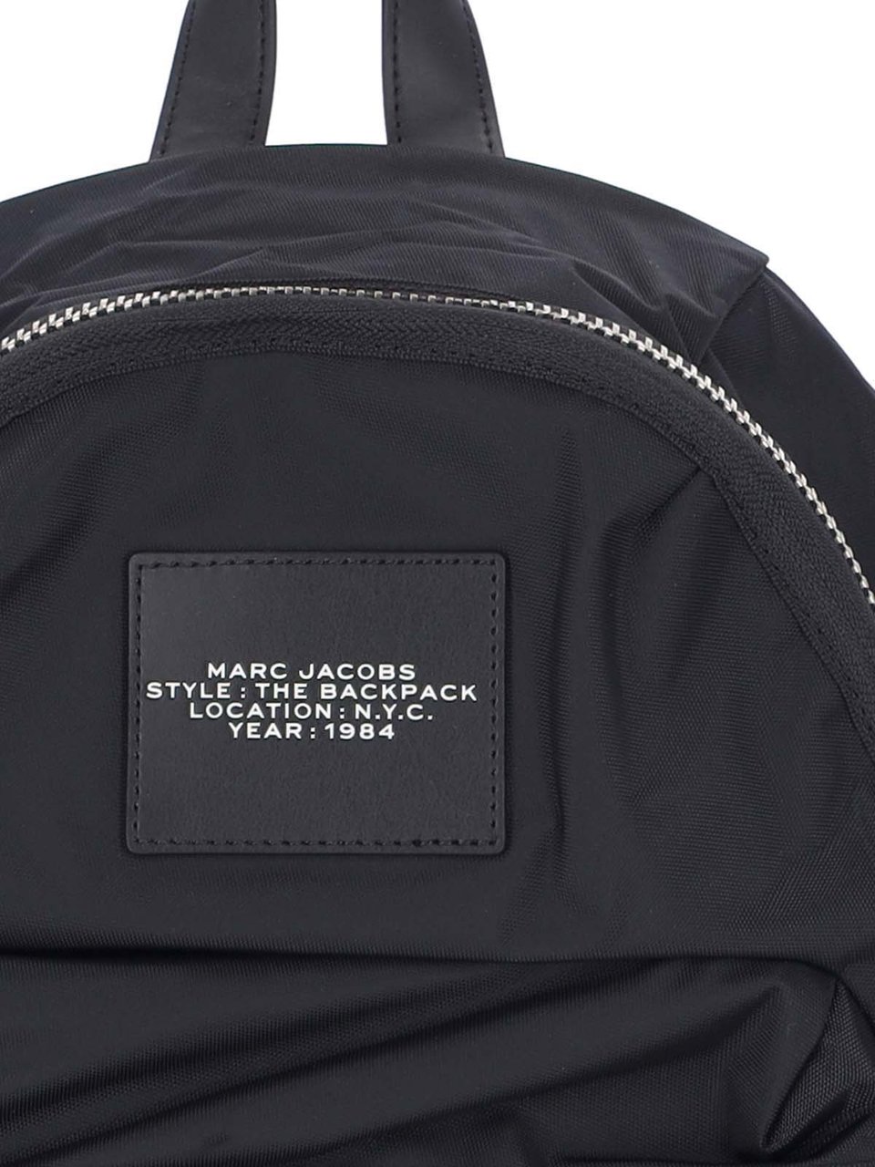 Marc Jacobs Black The Biker Nylon Backpack Zwart