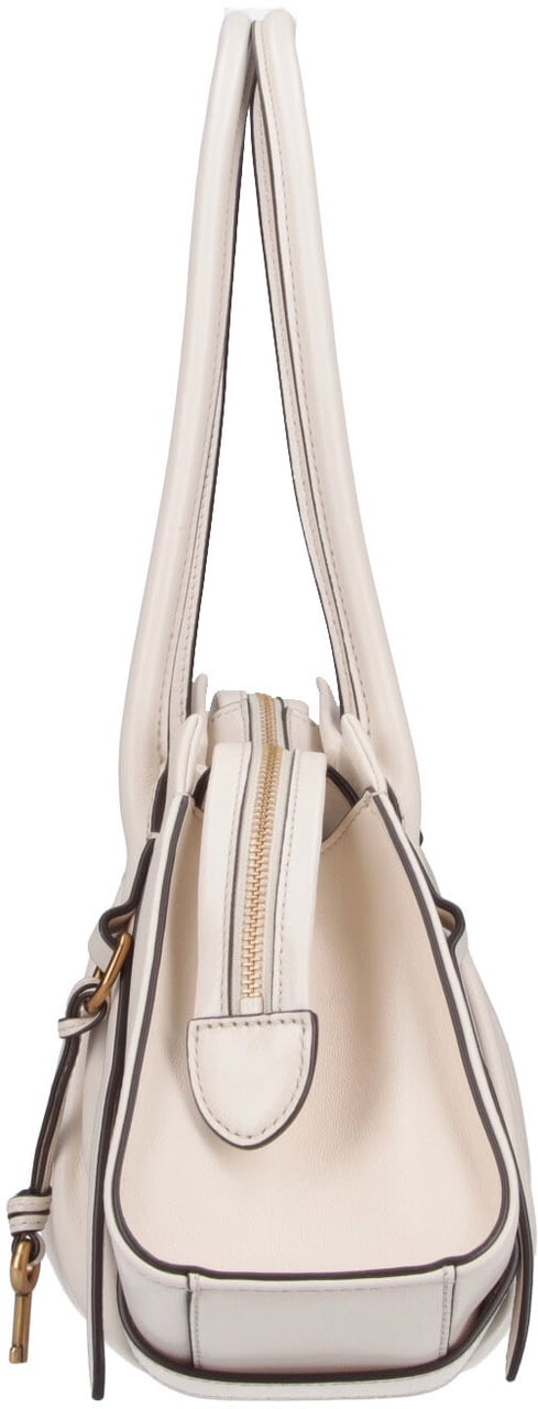 Marc Jacobs Cream The Christina Gathered Shoulder Bag Neutraal