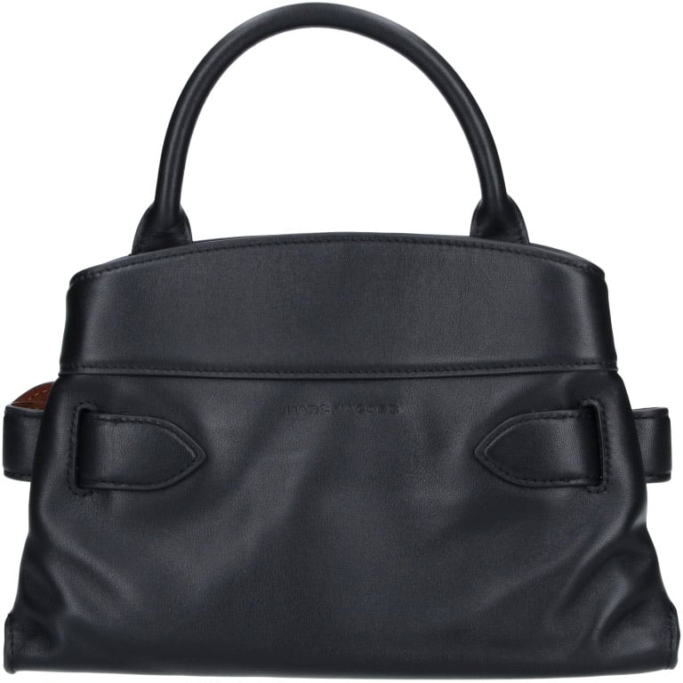 Marc Jacobs Black The Small Satchel Leather Bag Zwart