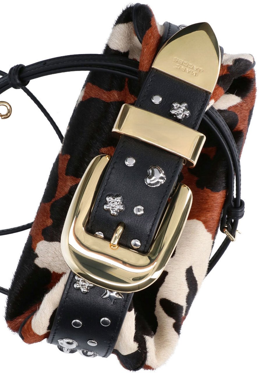 Marc Jacobs Brown The Party Bag Animal Print Bag Bruin
