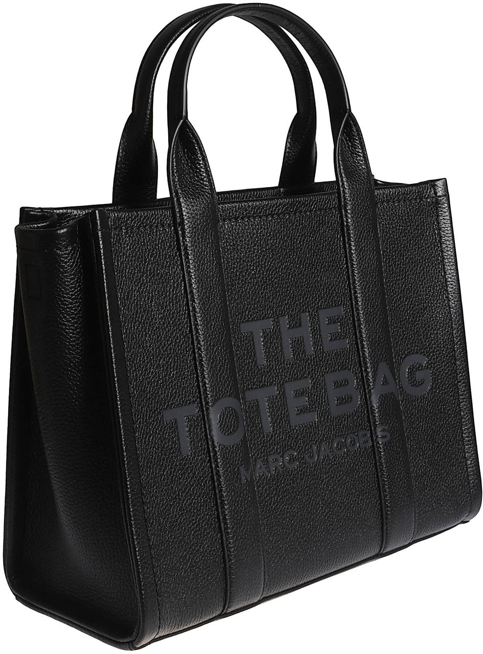 Marc Jacobs Textured Leather Tote Bag Zwart