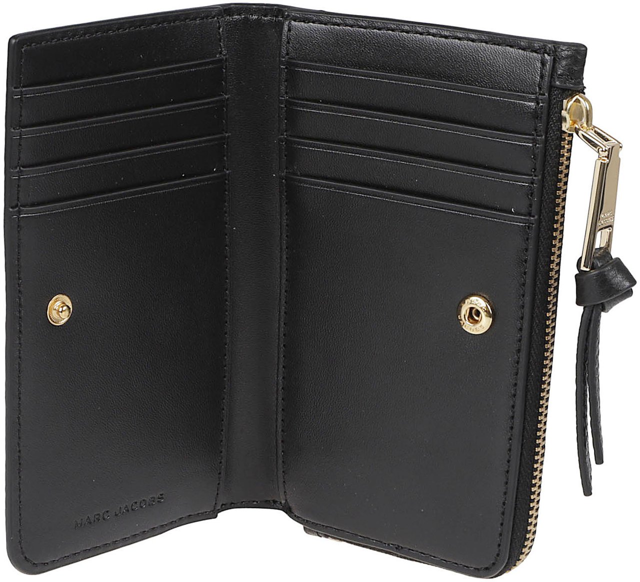 Marc Jacobs Textured Leather Wallet Zwart