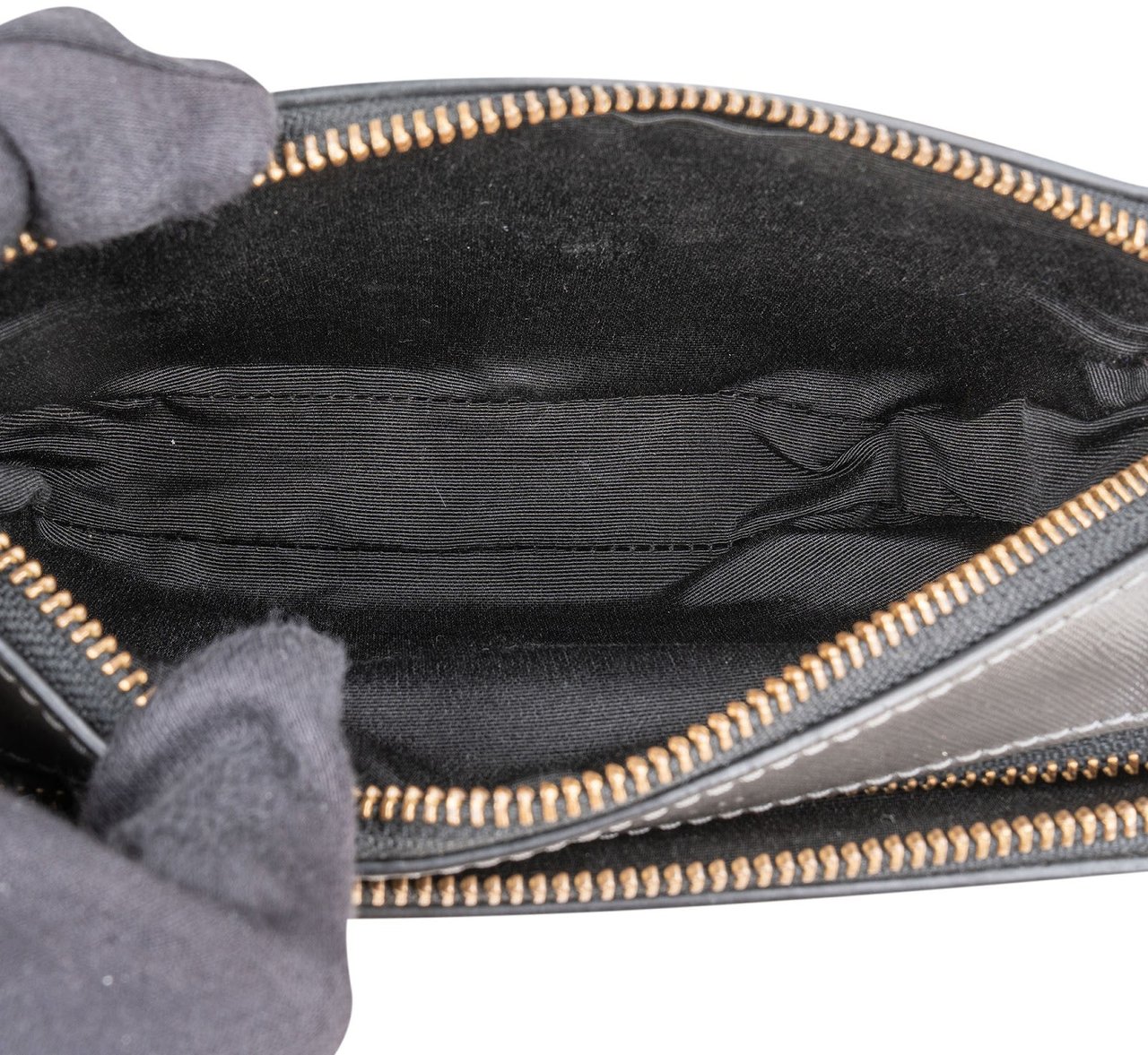Marc Jacobs Tricolor Leather The Snapshot Camera Crossbody Bag Zilver