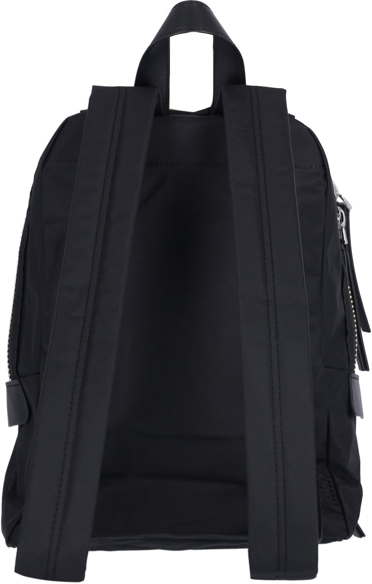 Marc Jacobs Black The Biker Medium Nylon Backpack Zwart