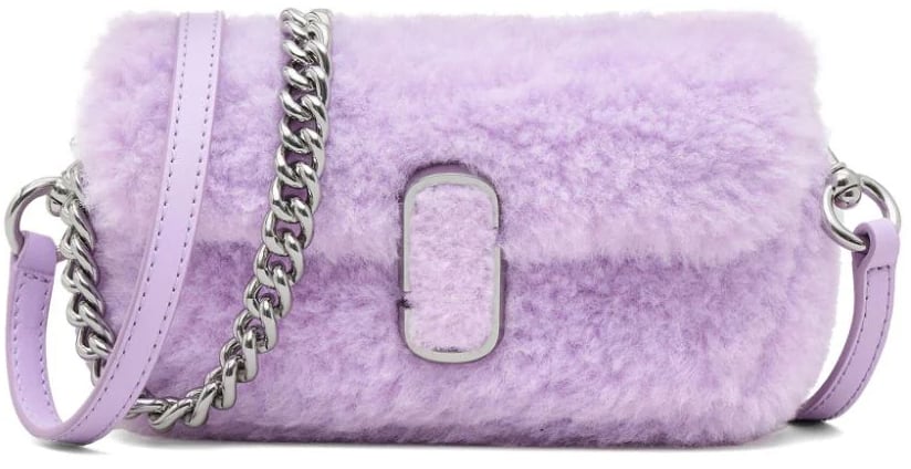 Marc Jacobs The Teddy J Marc Shoulder Bag Paars