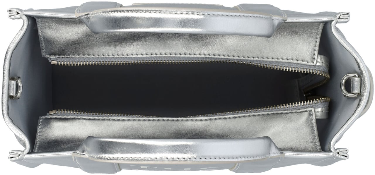 Marc Jacobs The Small Tote Silver Argento Zilver