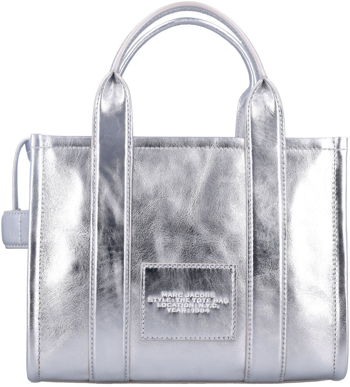 Marc Jacobs The Small Tote Silver Argento Zilver
