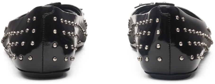 Marc Jacobs The Glam Studs Kat Ballet Flats Zwart