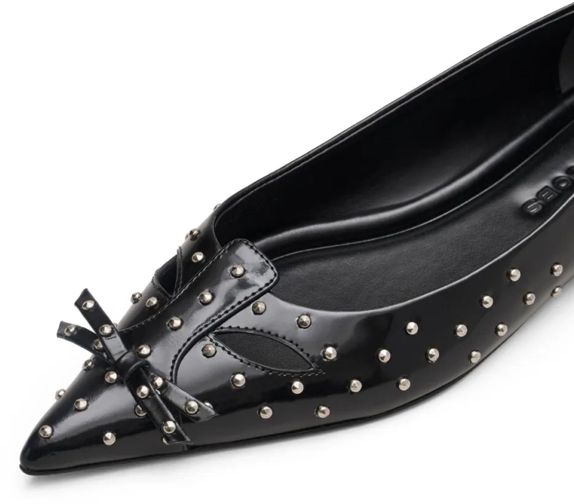 Marc Jacobs The Glam Studs Kat Ballet Flats Zwart