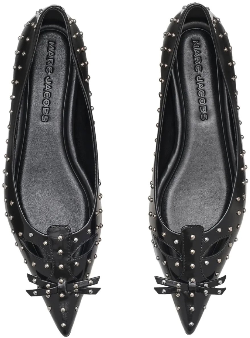 Marc Jacobs The Glam Studs Kat Ballet Flats Zwart