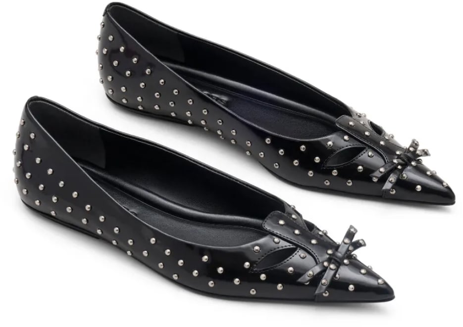 Marc Jacobs The Glam Studs Kat Ballet Flats Zwart