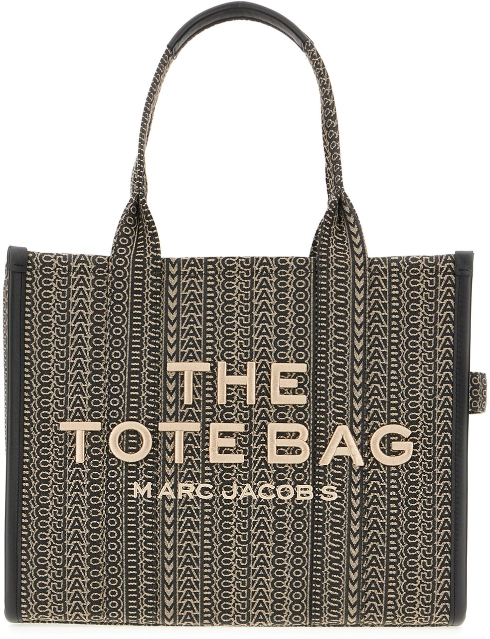 Marc Jacobs Monogram Jacquard Large Tote Bag Beige Beige