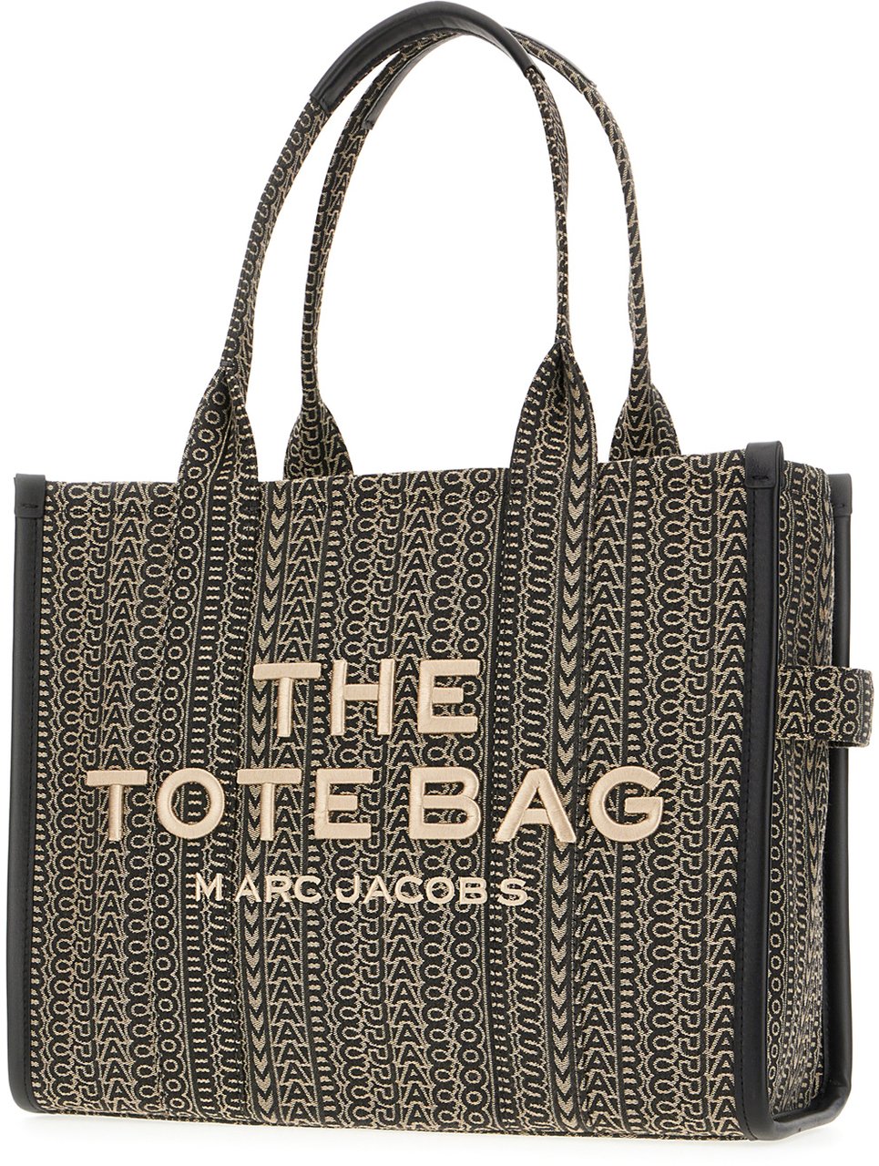 Marc Jacobs Monogram Jacquard Large Tote Bag Beige Beige