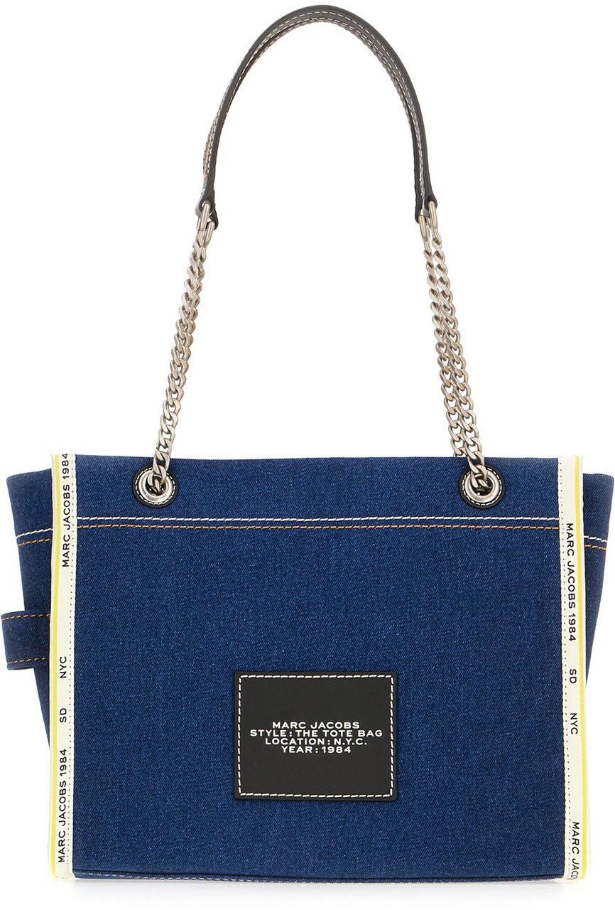 Marc Jacobs Marc Jacobs Denim medium Tote shoulder bag Blauw