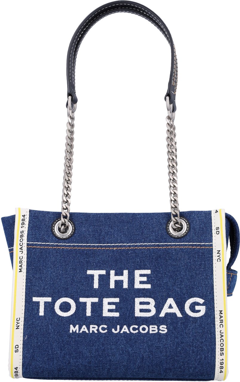 Marc Jacobs The Small Tote Dark Wash Grijs